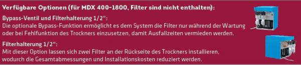 MDX 10000, mit autom. Kondensatableiter ECD MARK-Kältetrockner